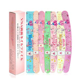 両面ネイルファイル 7本セット|80〜240グリット 多番手|可愛いデザイン爪やすり