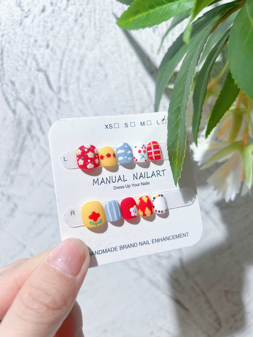 子供用ネイルチップ 01 - Vernailiquea