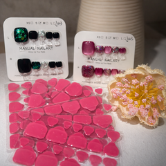 👑ピンク粘着グミ(業界のクイーン👸🏻)フットネイル