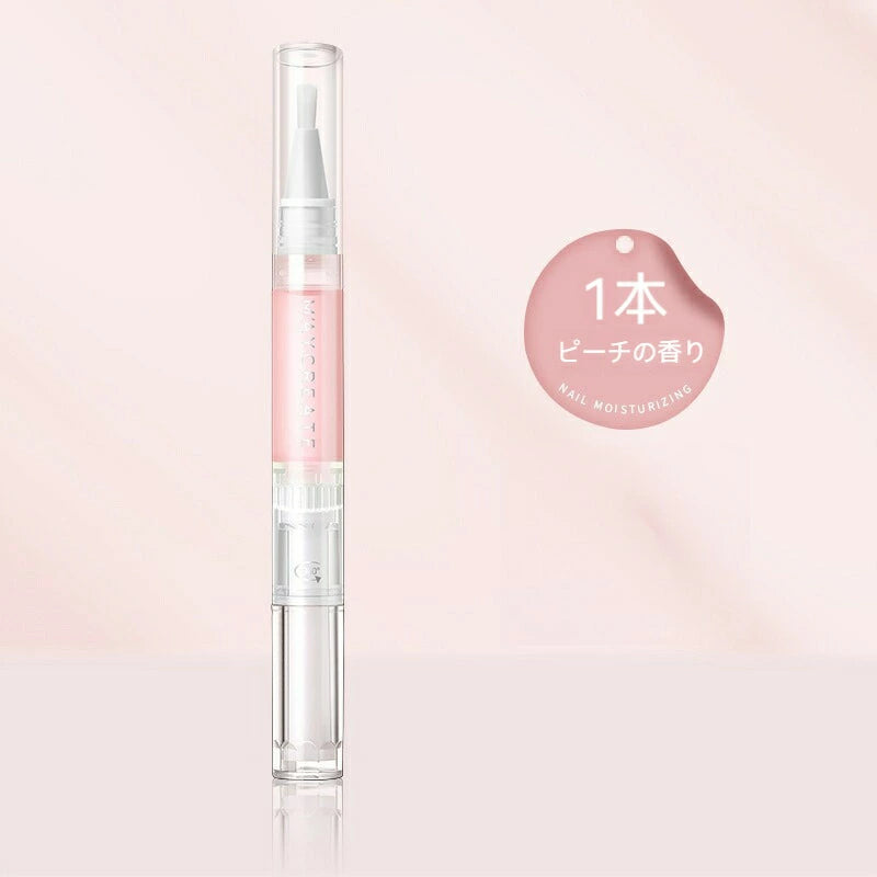 Cuticle oil pen with soft brush applicator