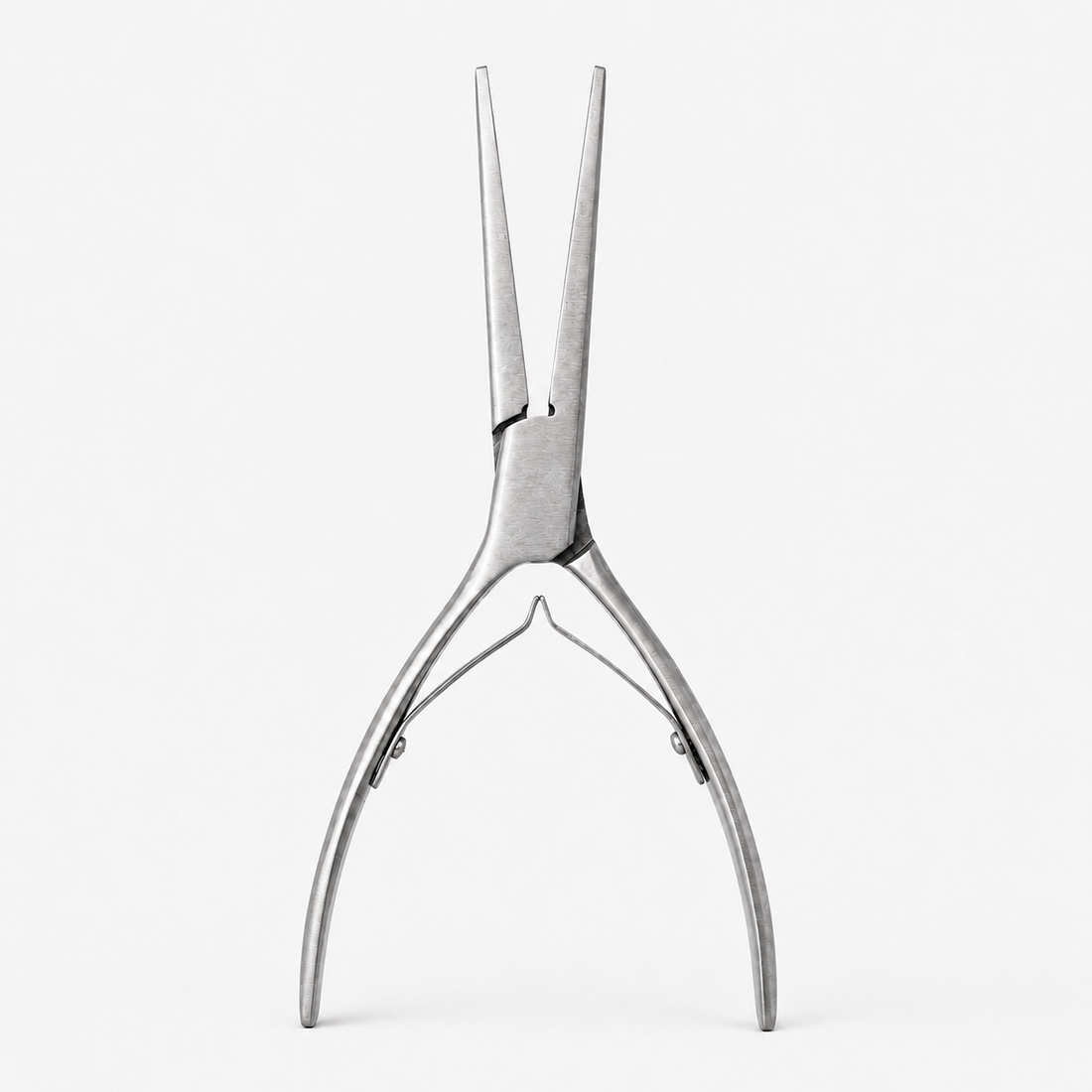 Square nail pinch tool and straight pinch tweezer set