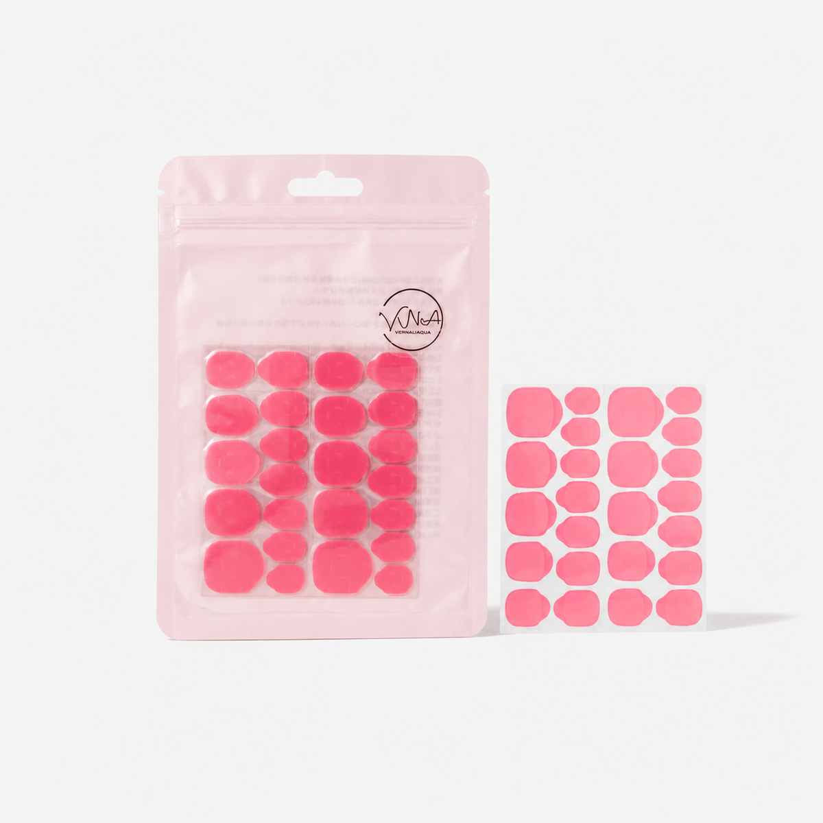 Pink Adhesive Gel Tabs - Vernailiquea